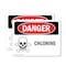 Signmission Chlorine Danger Sign, Plastic, 10in W x 7in L, 2PK OS-2PACK-DS-P-710-L-1065 - alternate 1